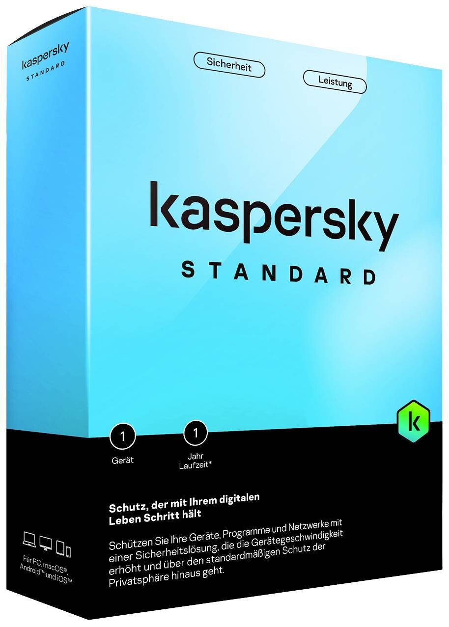 1 User, 3 Year, Kaspersky Standard
