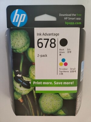 HP 678 Combo Pack, Ink Cartridge