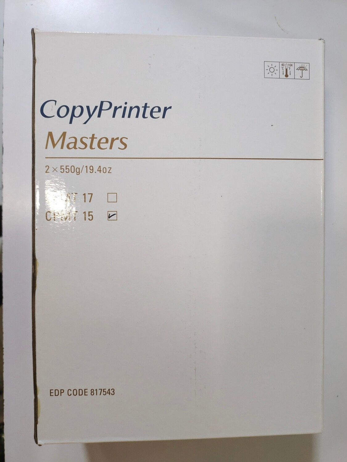 Copy Printer CPMT 15 Master Roll, Twin Pack