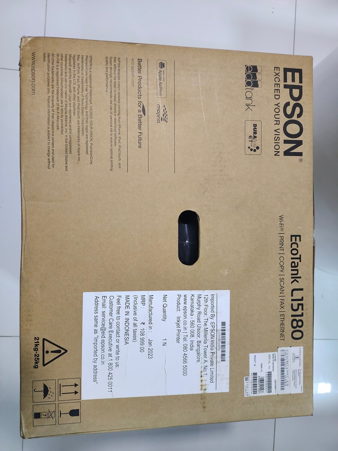 Epson EcoTank L15180 A3 Wi-Fi Duplex Multi-Function Ink Tank Printer