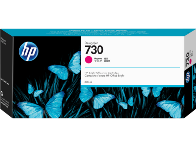 HP 730B 300-ml Magenta DesignJet Ink Cartridge (P2V69A)