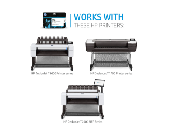 HP 730B 300-ml Magenta DesignJet Ink Cartridge (P2V69A)