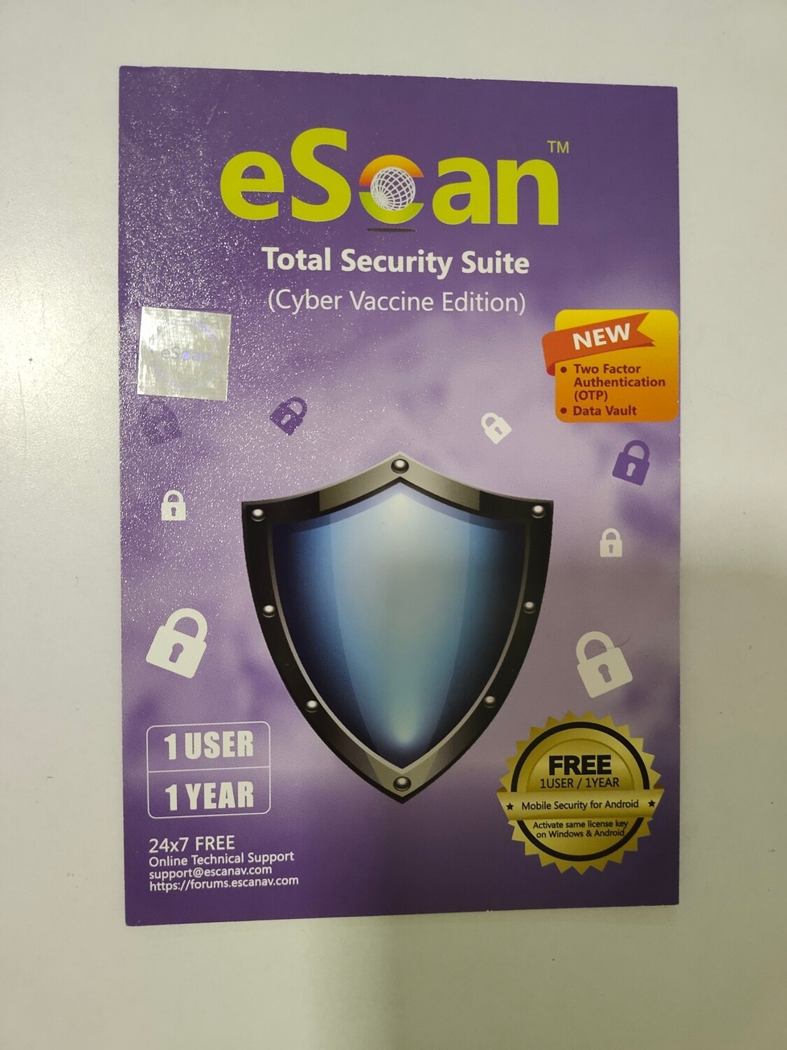 New, 1 User, 1 Year, eScan Total Security (v22x) New, 1 User, 1 Year, eScan Total Security (v22x)