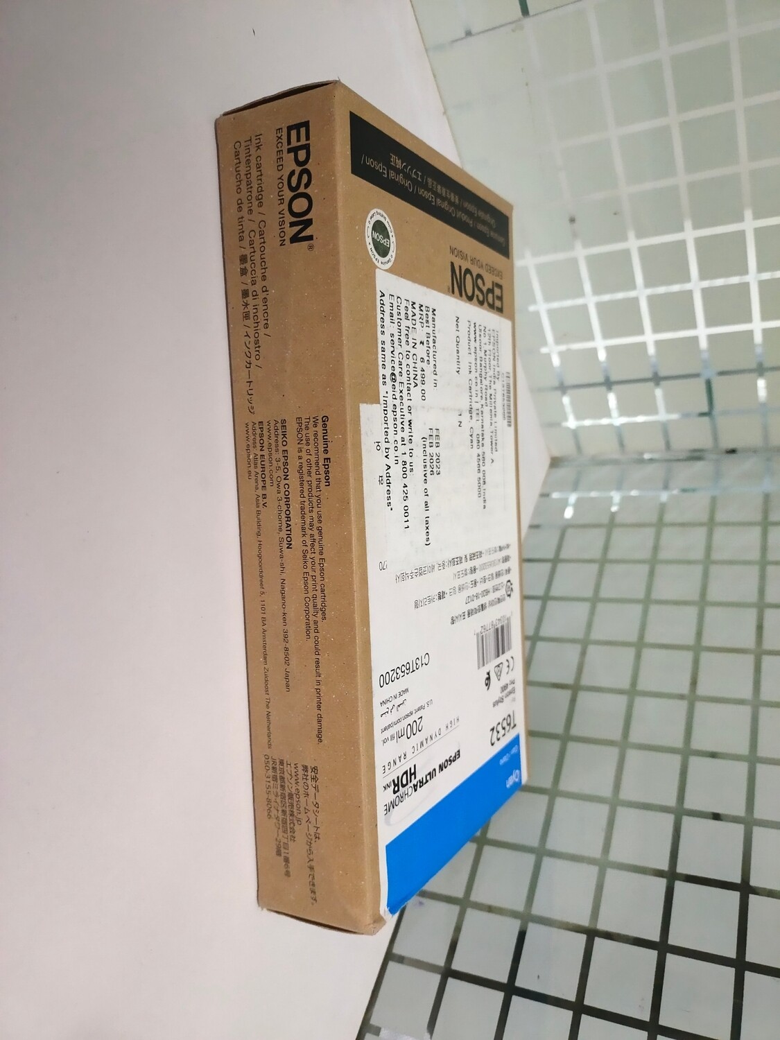 Epson T6532 Cyan Ink Cartridge