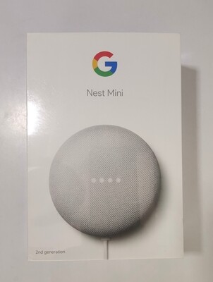 Google Nest Mini 2nd Gen, Smart Speaker CHALK