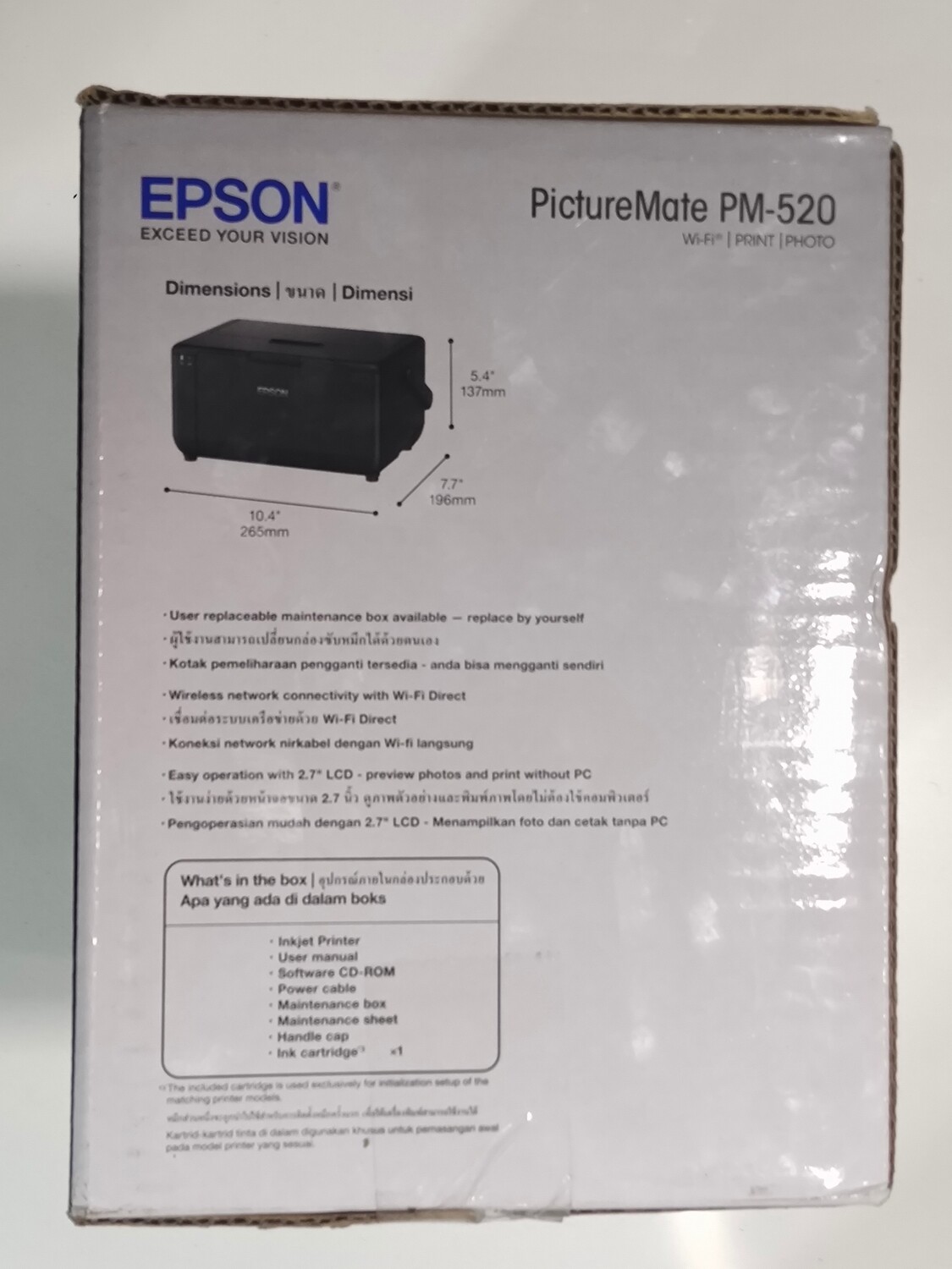 Epson Picture Mate PM-520 Photo Color Printer Epson Picture Mate PM-520 Photo Color Printer