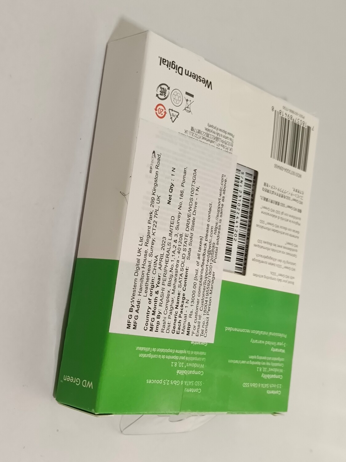 WD Green SATA 1TB Internal SSD