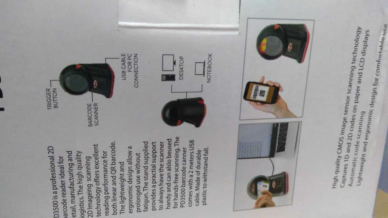 Retsol PD-3500 Barcode Scanner for 1d & 2d Retsol PD-3500 Barcode Scanner for 1d & 2d