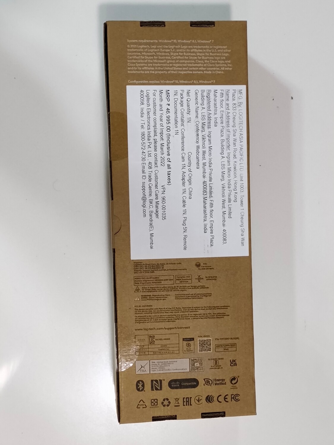 Logitech Conference Cam Connect Portable All-In-One Logitech Conference Cam Connect Portable All-In-One