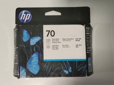 HP 70 Photo Black and Light Gray DesignJet Printhead