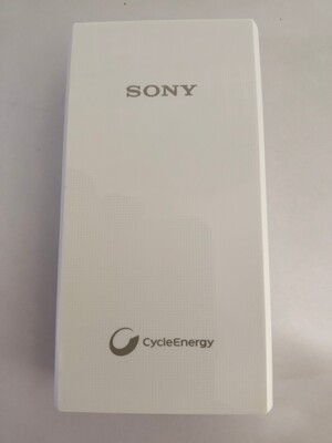 Sony 5000mAh Li-ion Polymer Power Bank (White)