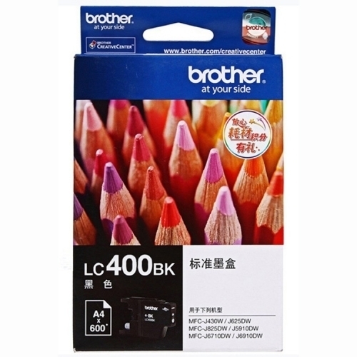 Brother LC400 Ink Cartridge, Black