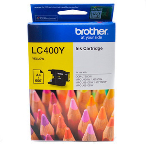 Brother LC400 Ink Cartridge, Yellow