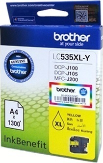 Brother LC535XL Ink Cartridge, Yellow