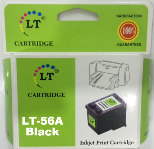 LT 56A Ink Cartridge, Black C6656AA