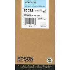 Epson T6035 Ink Cartridge, Light Cyan