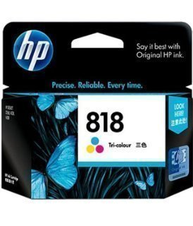 HP 818 Tri-Color Ink Cartridge