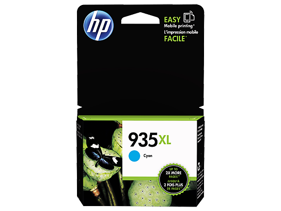HP Officejet 935XL Cyan Ink Cartridge (C2P24AA)