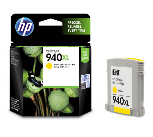 HP Officejet 940XL Ink Cartridge, Yellow (C4909AA)