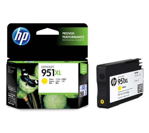 HP Officejet 951XL Yellow Ink Cartridge