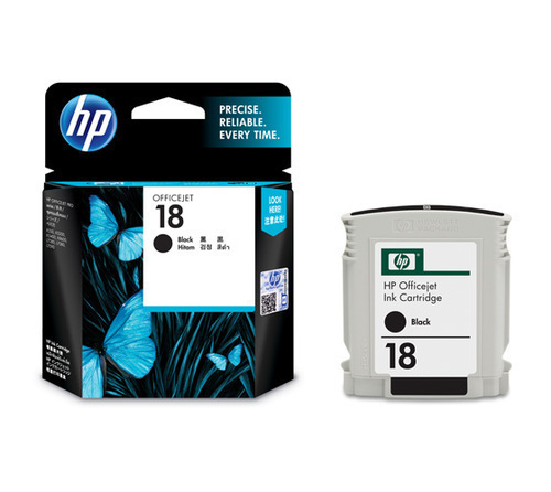 HP Officejet 18 Ink Cartridge, Black