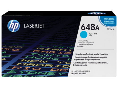 HP CE261A 648A Cyan Toner Cartridge