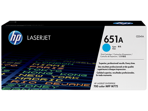 HP CE341A 651A Cyan Toner Cartridge