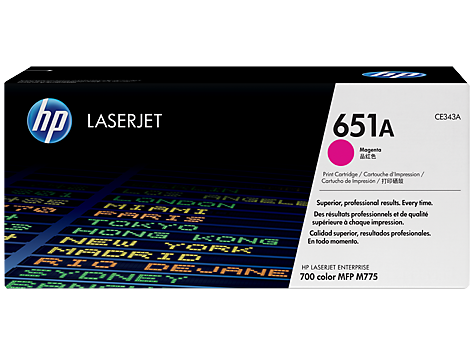 HP CE343A 651A Magenta Toner Cartridge