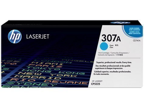 HP CE741A 307A Cyan Toner Cartridge