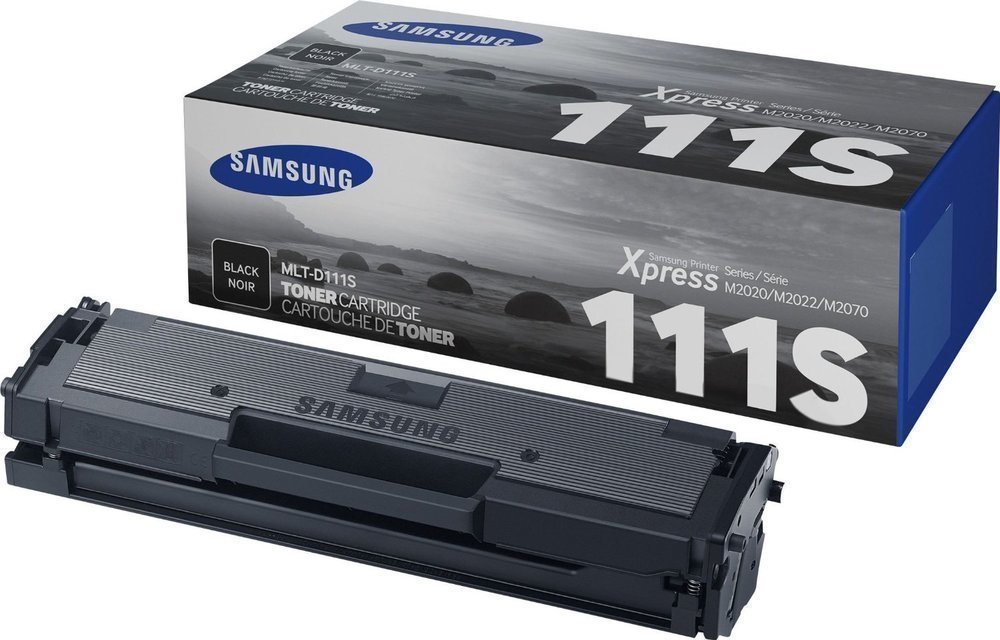 Samsung MLT D111S Toner Cartridge, Black