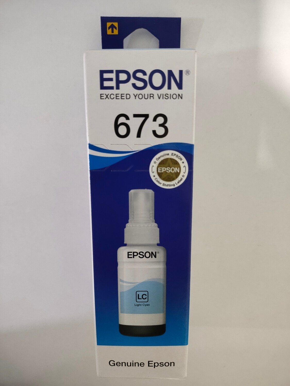 Epson 673 Light Cyan ink Bottle