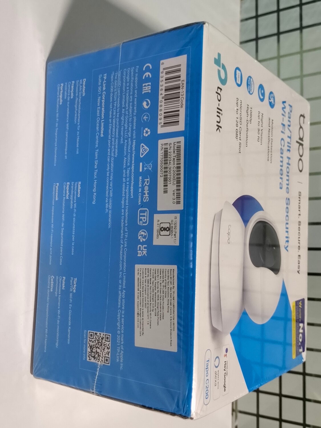 TP-Link Tapo C200 Pan/Tilt Home Security Wi-Fi Camera