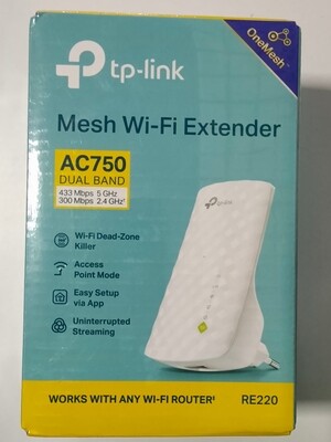 TP Link RE220 AC750 WiFi Range Extender