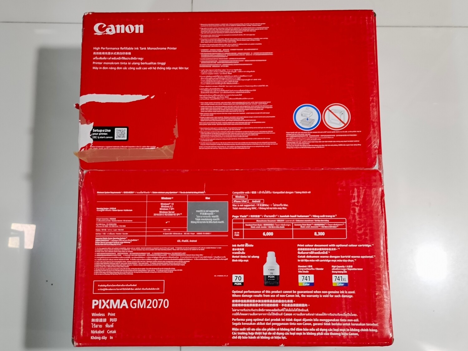 Canon GM2070 Wi-Fi Ink Tank Printer