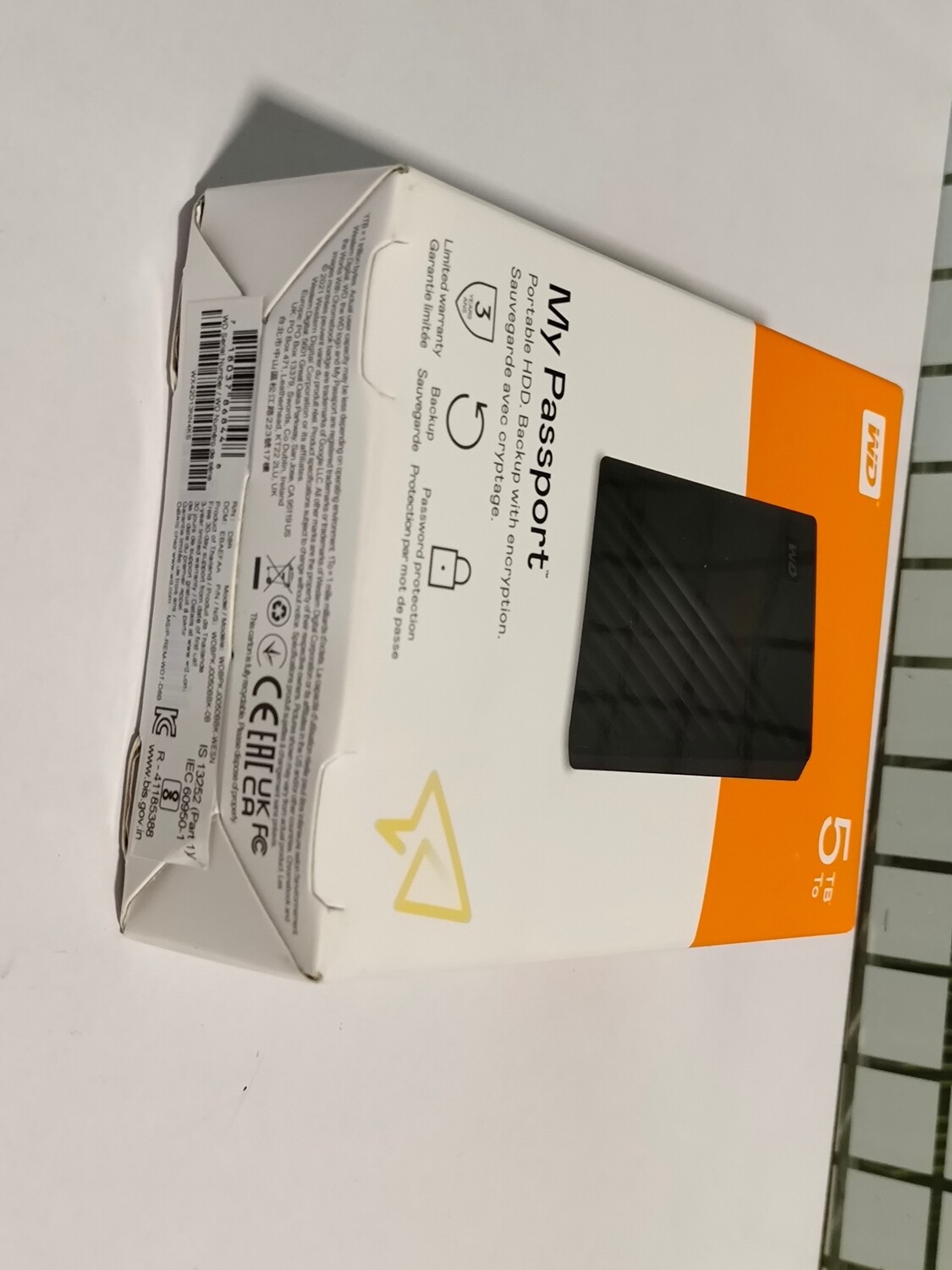 WD 5TB My Passport Portable Hard Disk Drive