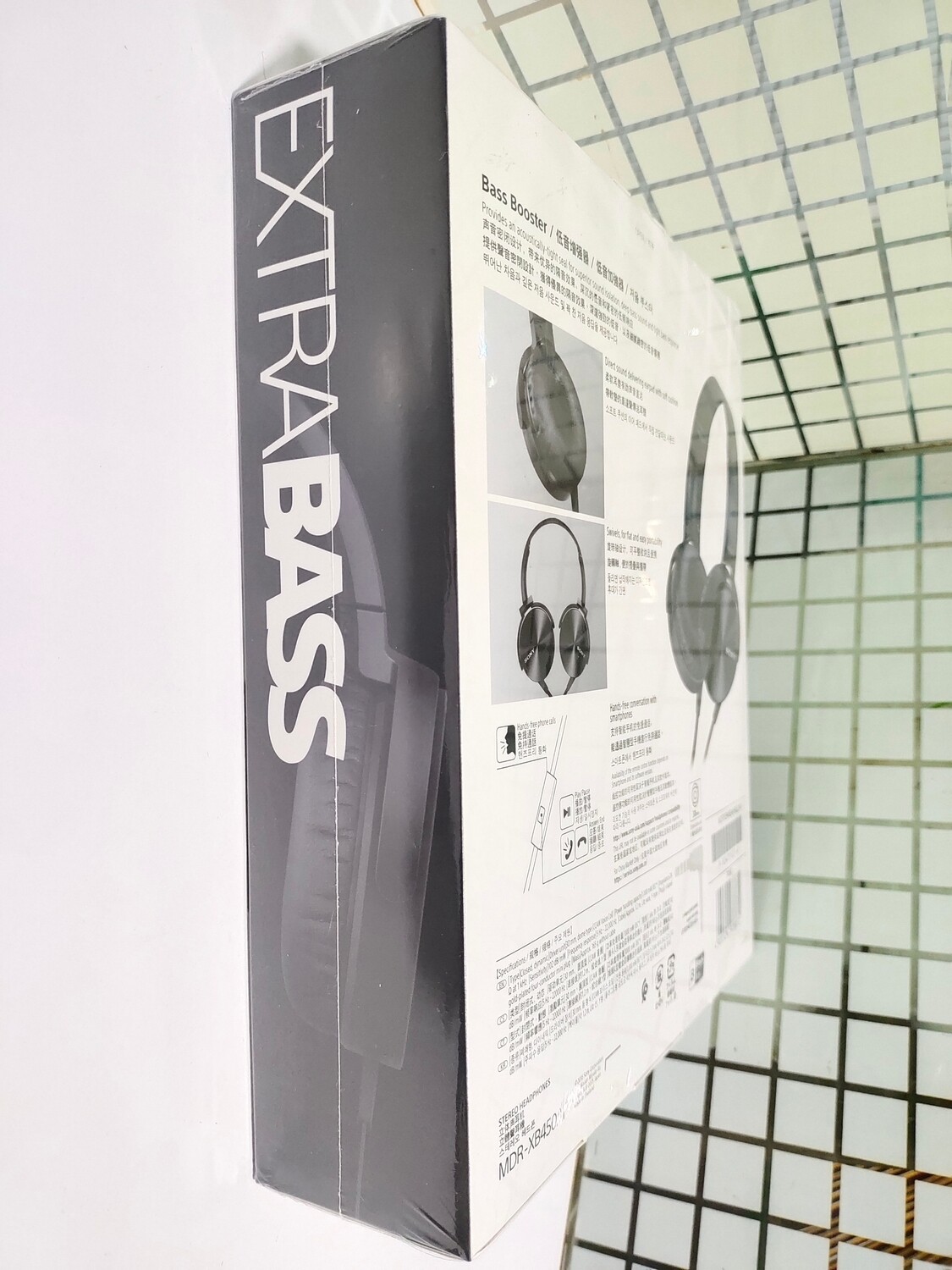 Sony MDR-XB450AP On-Ear Headphones, Black Sony MDR-XB450AP On-Ear Headphones, Black