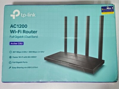 Tp Link Archer C6U AC1200 Wireless Gigabit Router