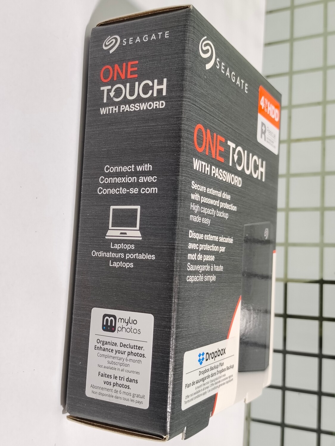 Seagate One Touch 4TB External HDD with Password Protection Black Seagate One Touch 4TB External HDD with Password Protection Black