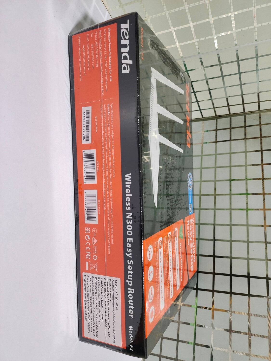 Tenda F3 300Mbps Wireless Wi-Fi Router