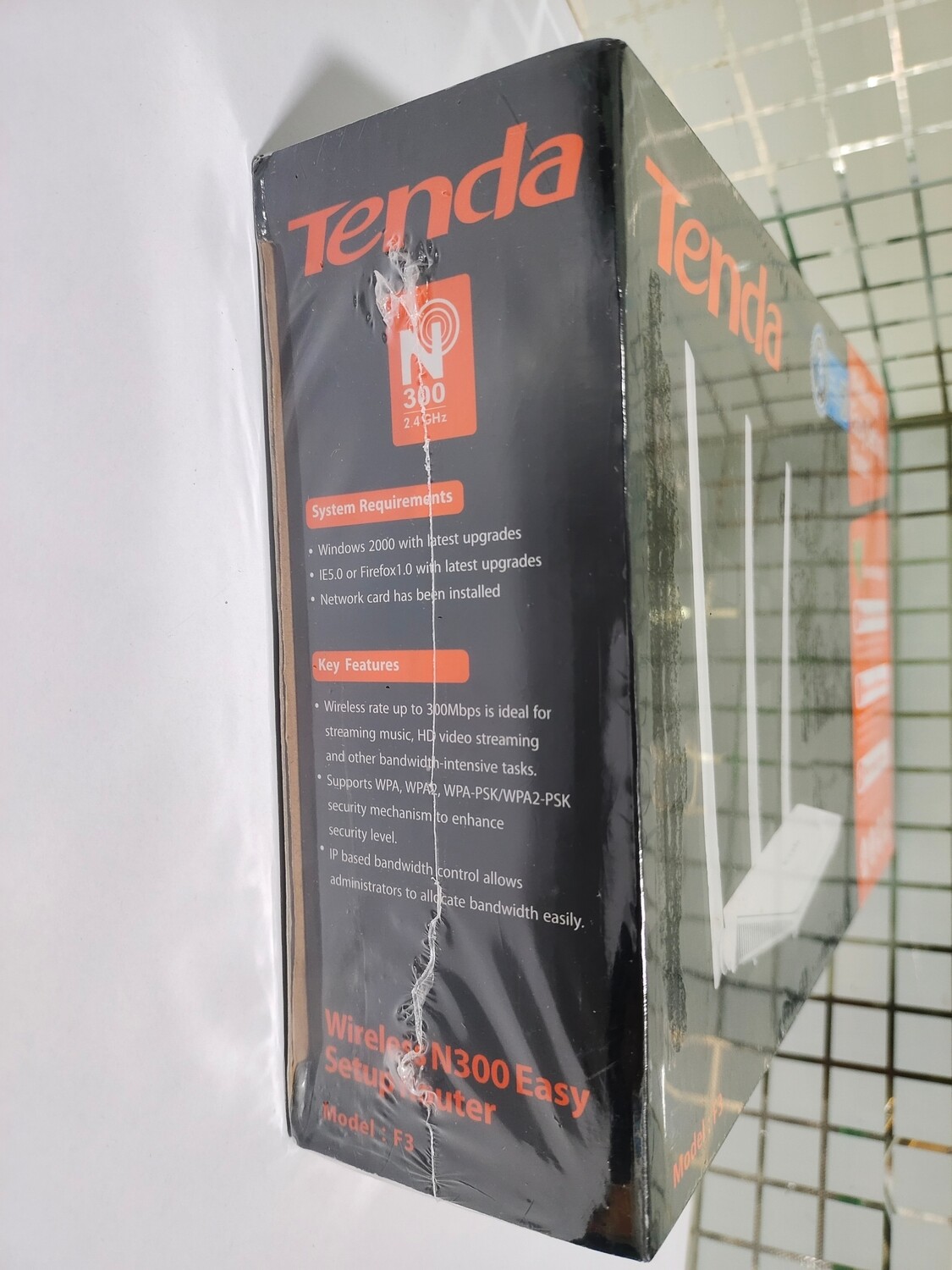 Tenda F3 300Mbps Wireless Wi-Fi Router