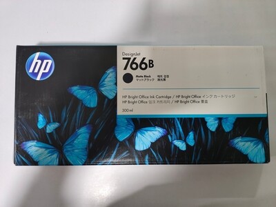 HP DesignJet 766 / 766B Ink Cartridge, Matt Black, 300ml