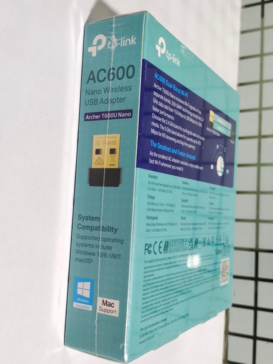 TP-Link Archer T600U NANO AC600 Nano Wireless USB Adapter TP-Link Archer T600U NANO AC600 Nano Wireless USB Adapter