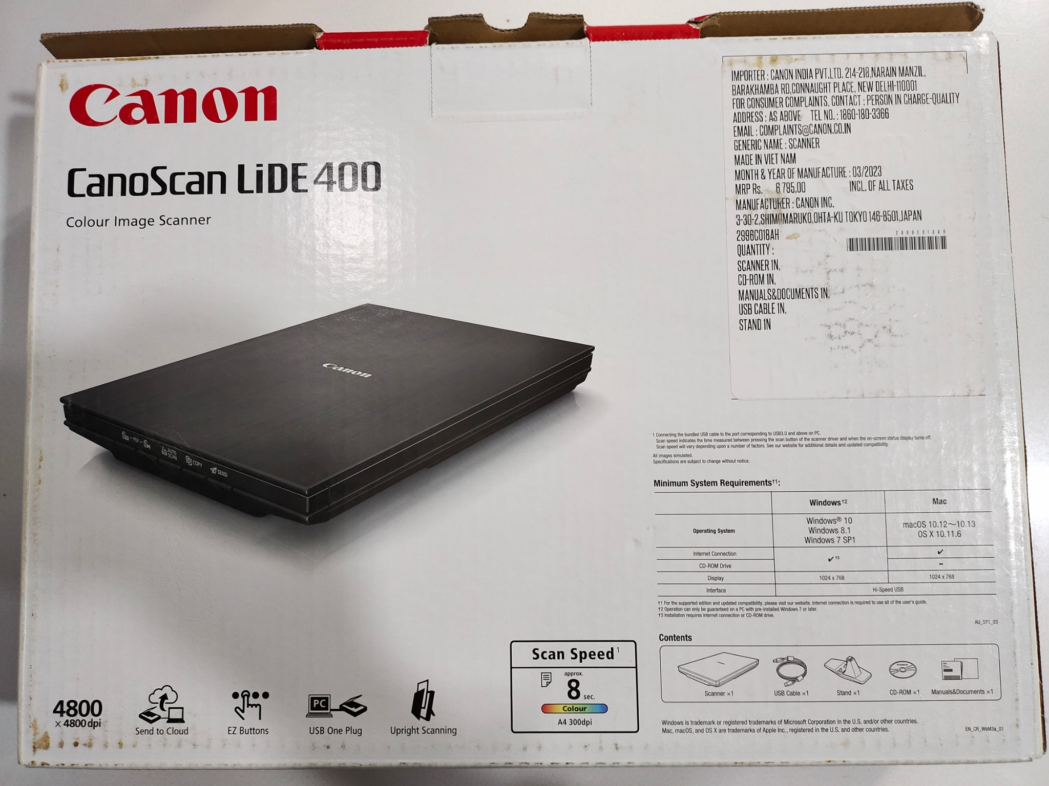 Canon CanoScan Lide 400 Flatbed Scanner – Rs.6220 – LT Online Store