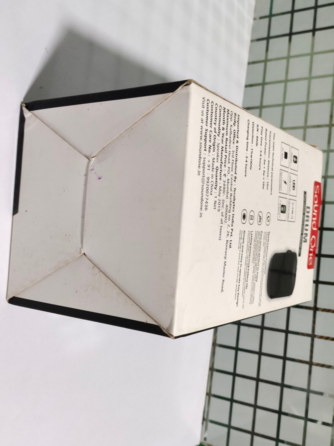 Sound One Bluetooth Speaker-Drum-Blue Sound One Bluetooth Speaker-Drum-Blue