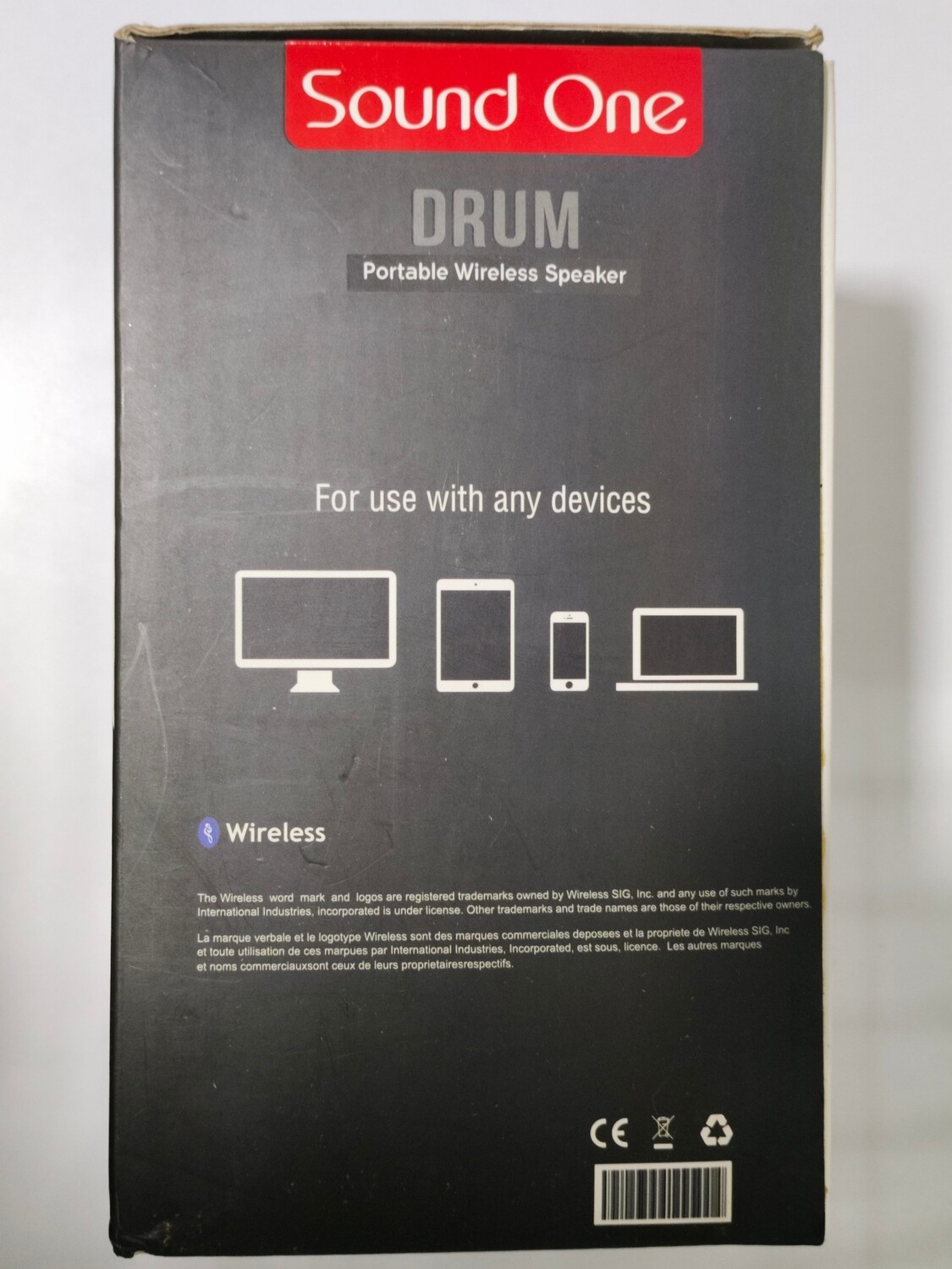 Sound One Bluetooth Speaker-Drum-Blue Sound One Bluetooth Speaker-Drum-Blue