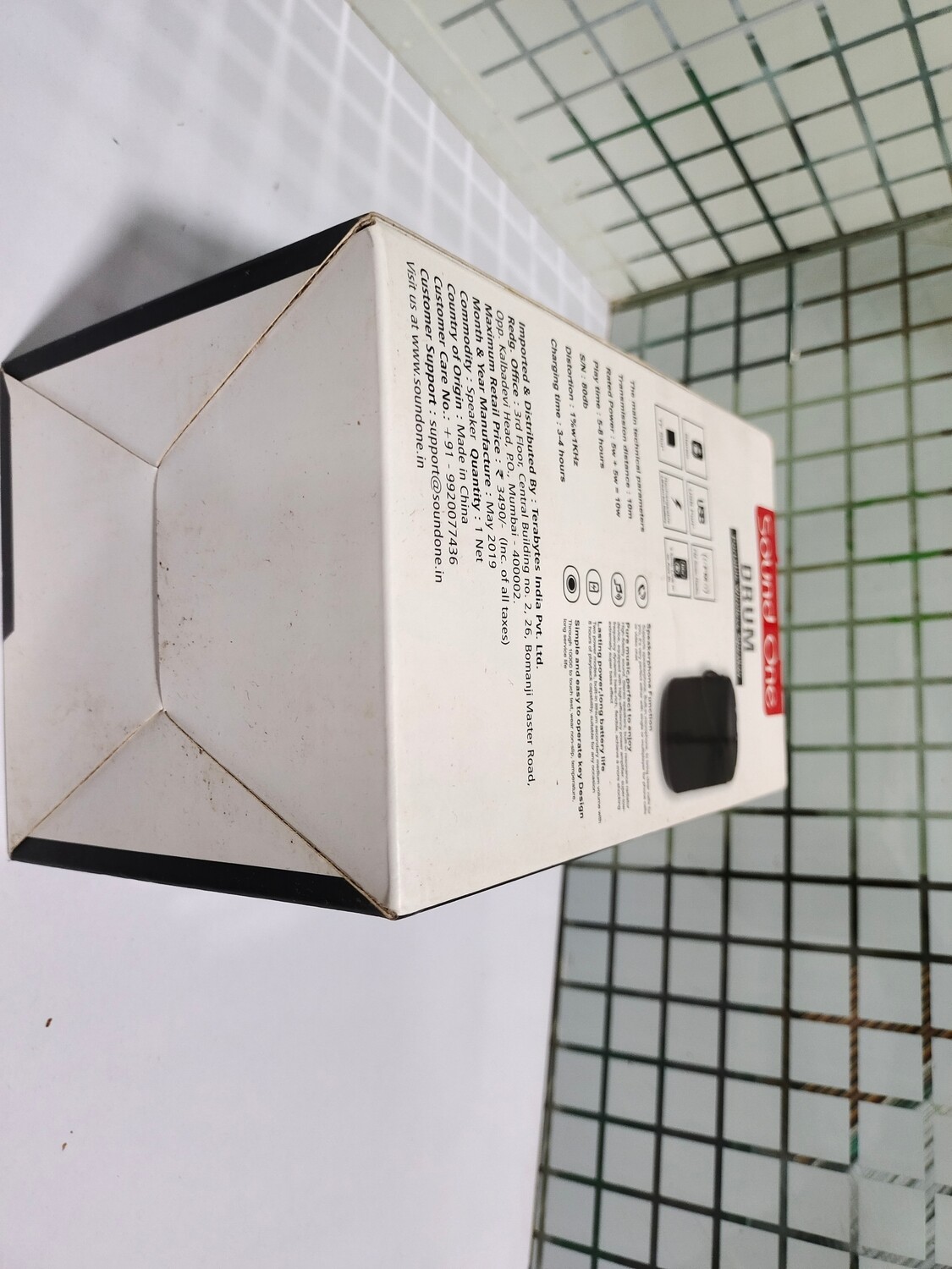 Sound One Bluetooth Speaker-Drum-Black Sound One Bluetooth Speaker-Drum-Black