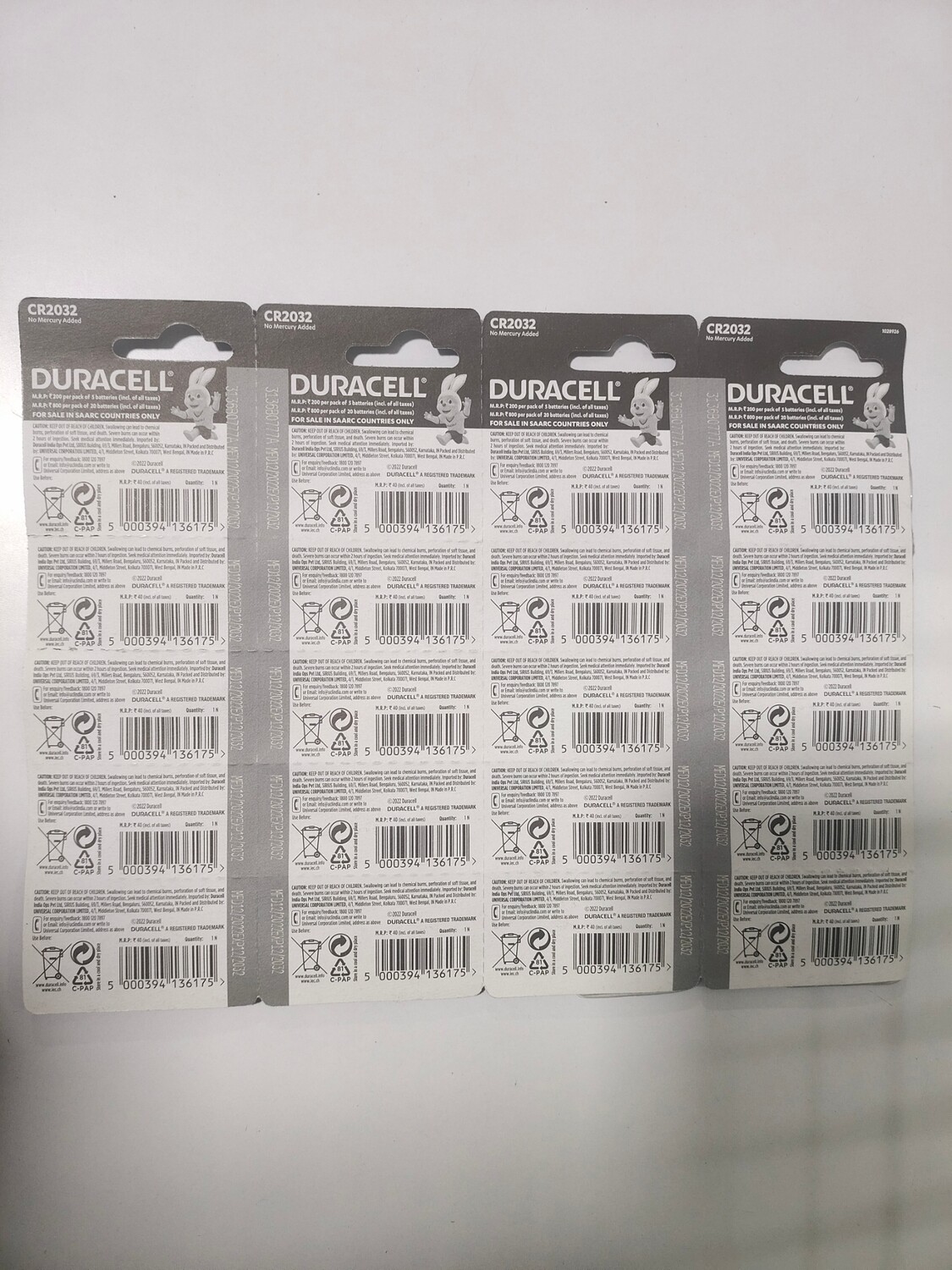 Duracell CR2032 Chhota Power Coins (Pack of 10-battery)