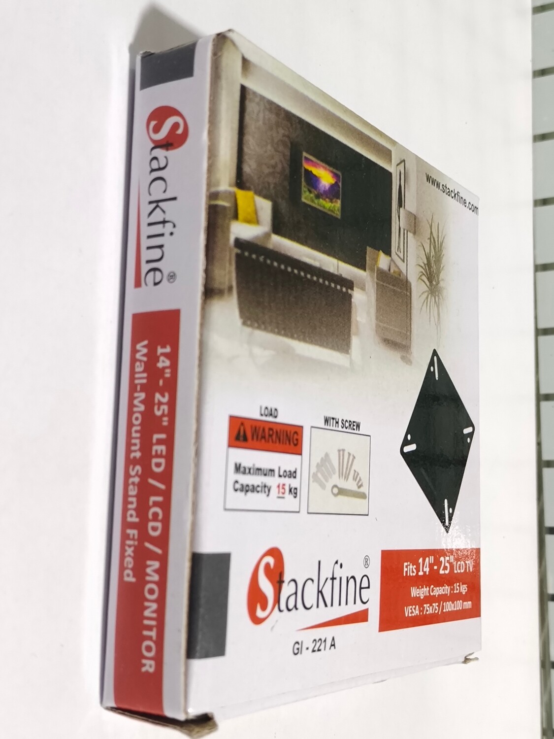 Stackfine 14 to 25 Wall Mount for LCD, LED, TV, 221A, Fix