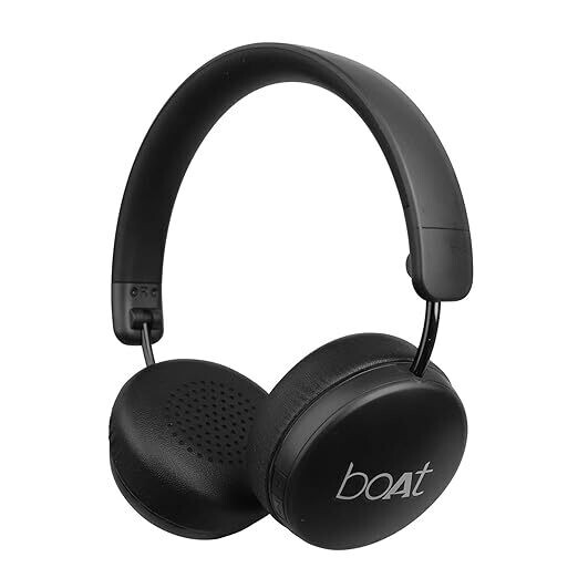 boAt Rockerz 440 Wireless Bluetooth Headset, Black