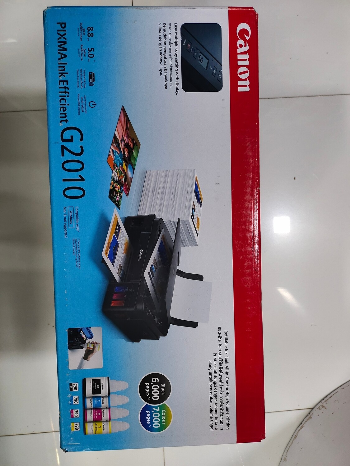 Canon Pixma G2010 Multifunction Color Ink Tank Printer
